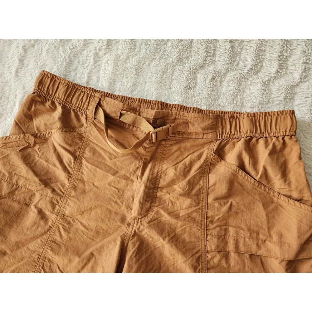 Eddie Bauer Men's Ripstop Tech Pull On‎ Shorts Mens XL Tan